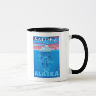 Mug Section transversale d'iceberg - Valdez, Alaska