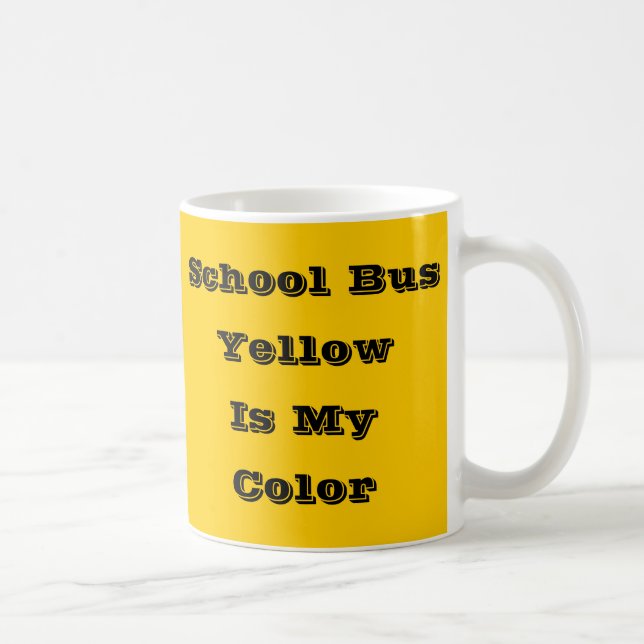 Mug Sécurité des autobus scolaires Automne Jaune Autom (Droite)