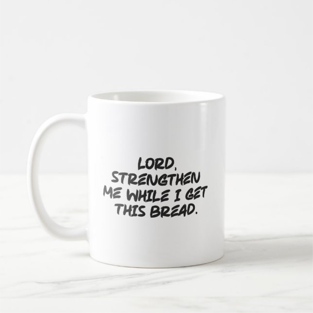 Mug Seigneur, Force-Moi - Foi Motivation chrétienne (Gauche)