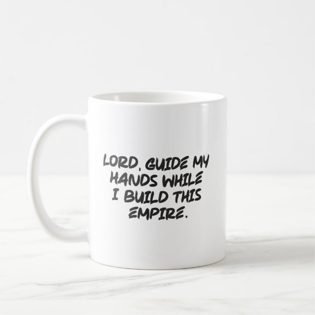 Mug Seigneur, guide mes mains - Motivation basée sur l (Gauche)