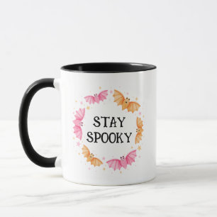 Mug Séjour Éffrayant Cute Bats Pastel Halloween