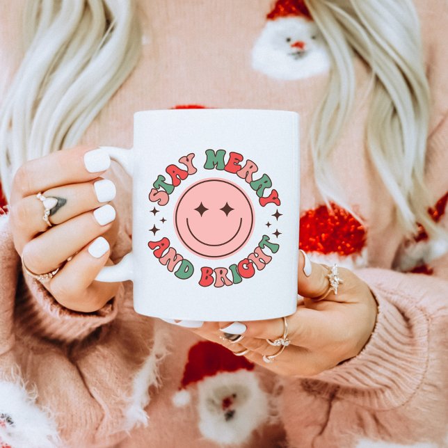 Mug Séjour Joyeux et Noël brillant (Créateur téléchargé)