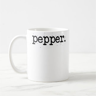 Mug Sel et poivre pour couples assortis Halloween Faci