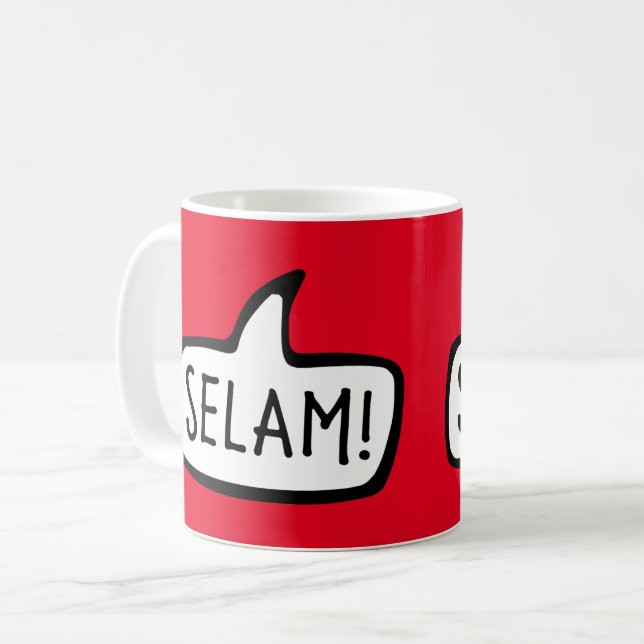 Mug Selam ! Bonjour en turc, Turquie, Türkiye (Devant gauche)