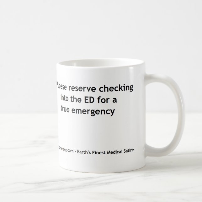 Mug Sélection de département de secours (Droite)