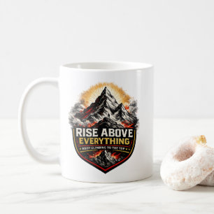 Mug S'élever au-dessus de tout Motivation