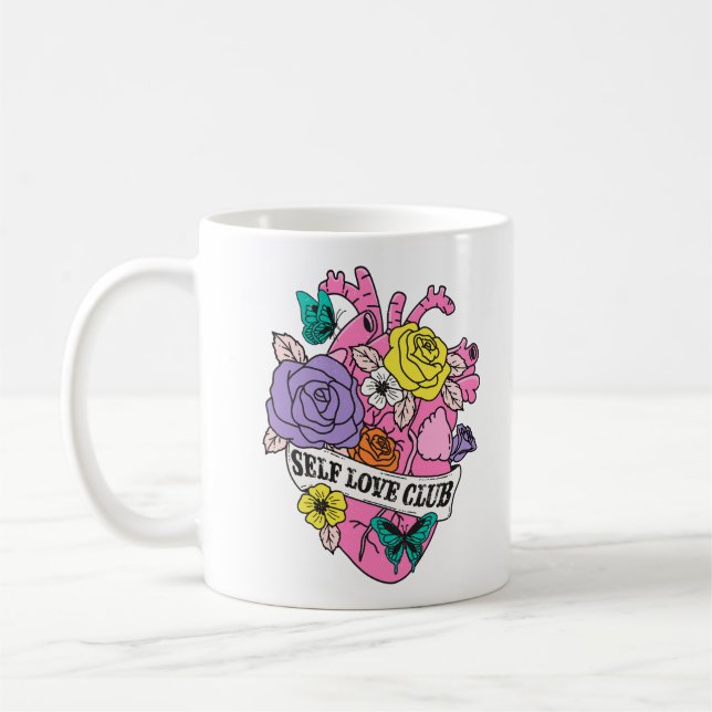 Mug Self Love Club Heart (Gauche)
