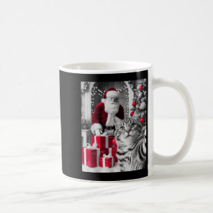Mug Selfie De Chat Drôle Avec Le Mème De Noël Du Père