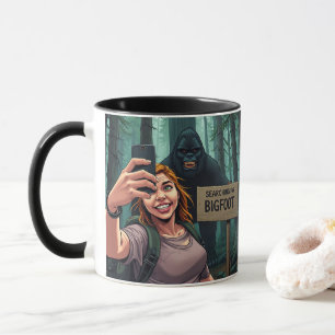 Mug Selfie Sasquatch Bigfoot