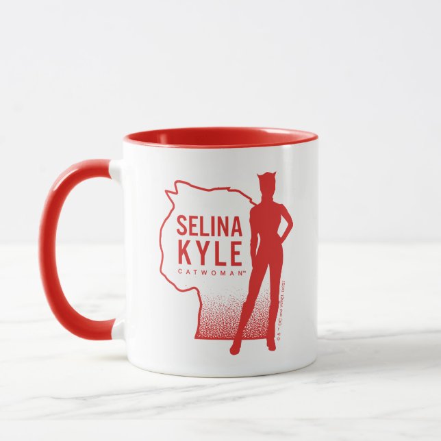 Mug Selina Kyle Catwoman - logo (Gauche)