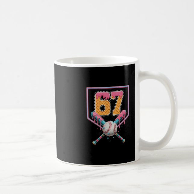 Mug Sell Drip Number 67 Fun Six Seven 6 7 Meme Design  (Droite)