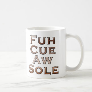 Mug Semelle de la réplique aw de Fuh