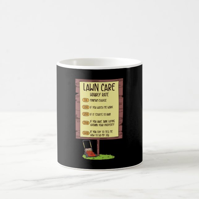 Mug Semelle de pelouse - Soins de pelouse tarif horair (Centre)