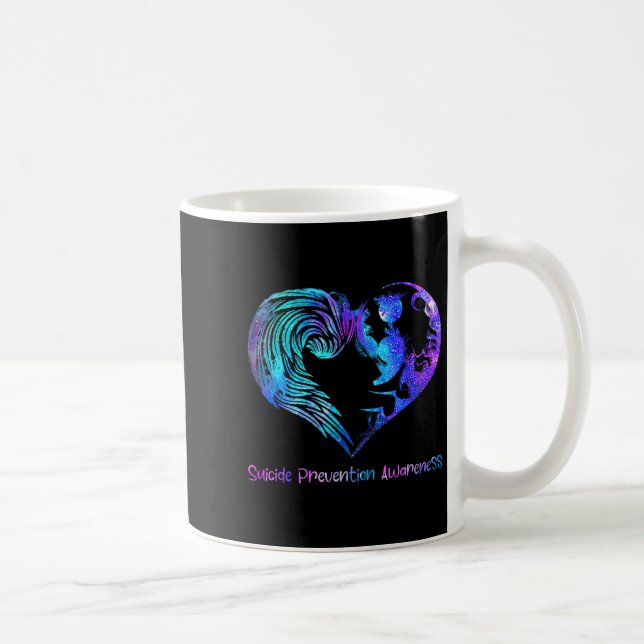 Mug Semicolon cardiaque Semaine de sensibilisation à l (Droite)