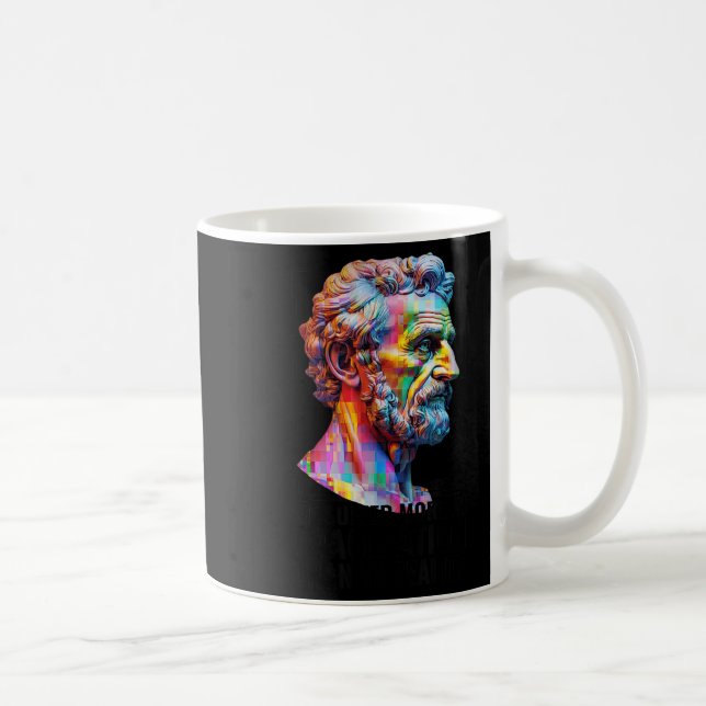 Mug Seneca Overthinking Citation Stoicism Modern stoïq (Droite)