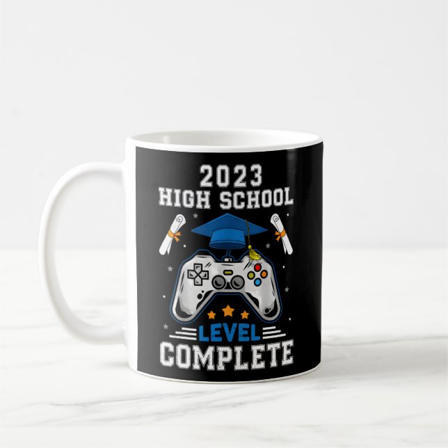 Mug Senior Gamer 2023 High School Level Complete 2023 (Gauche)