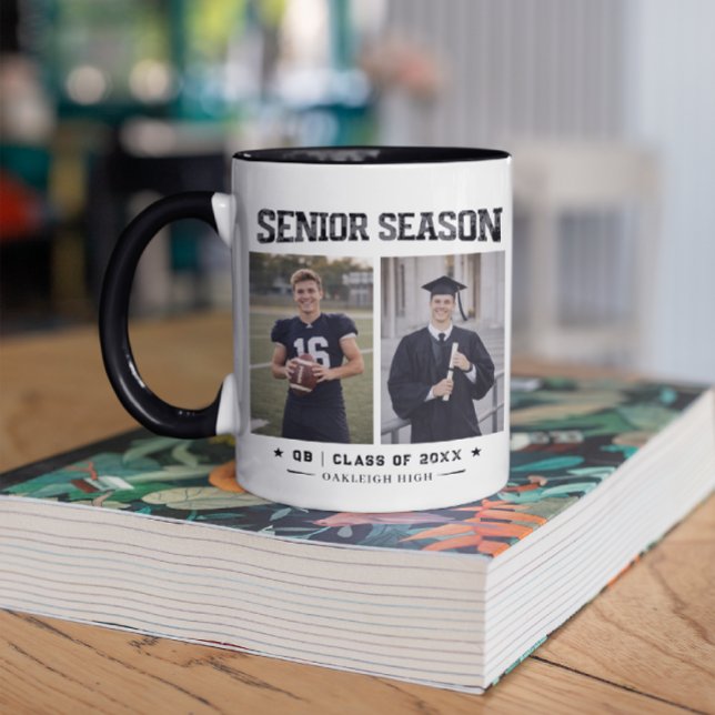 Mug Senior Season | Graduation 2 Photo (Créateur téléchargé)