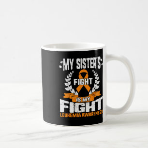 Mug Sensibilisation à la leucémie Mon combat de soeur
