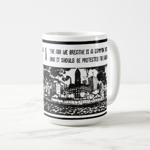 Mug Sensibilisation à la pollution de l'air Cadeaux mo