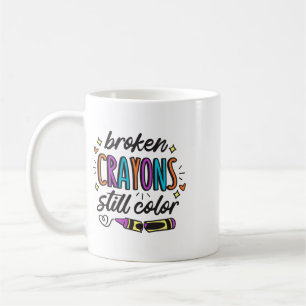 Mug Sensibilisation à la santé mentale Les crayons cas