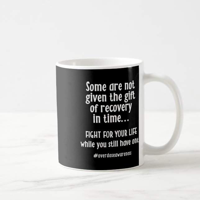 Mug Sensibilisation à la surdose Récupération de la dé (Droite)
