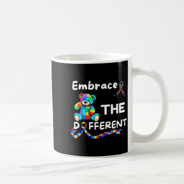 Mug Sensibilisation à l'autisme Embrasser la différenc (Droite)
