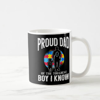 Mug Sensibilisation à l'autisme pour fier papa soutien