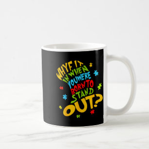 Mug Sensibilisation à l'autisme pourquoi s'intégrer mé
