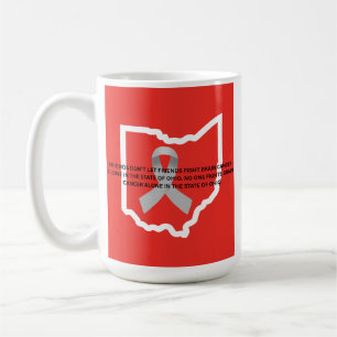 Mug Sensibilisation au cancer du cerveau en Ohio