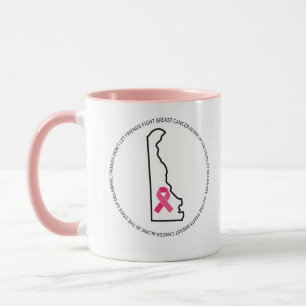 Mug Sensibilisation au cancer du sein dans le Delaware