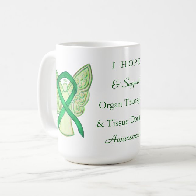 Mug Sensibilisation aux dons d'organes et de tissus Mu (Devant gauche)