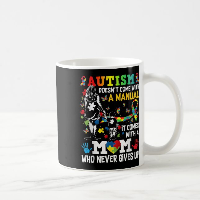 Mug Sensibilisation sur l'autisme 2024 Ne Pas Venir Av (Droite)