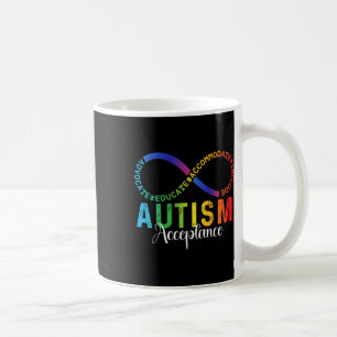 Mug Sensibilisation sur l'autisme Acceptation Infinity