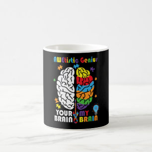 Mug Sensibilisation sur l'autisme Awetisan Genius Cerv