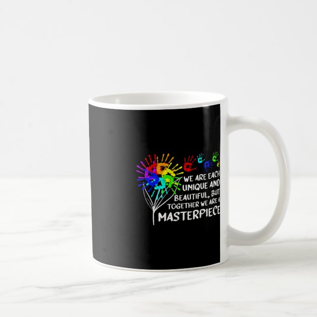 Mug Sensibilisation sur l'autisme Chef-d'oeuvre unique (Droite)