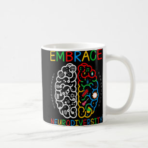 Mug Sensibilisation sur l'autisme Embrasser la neurodi