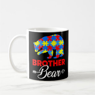 Mug Sensibilisation sur l'autisme Frère Ours Soutien H