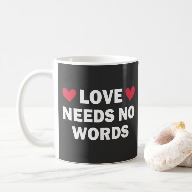 Mug Sensibilisation sur l'autisme, L'Amour N'A Pas Bes (Avec donut)