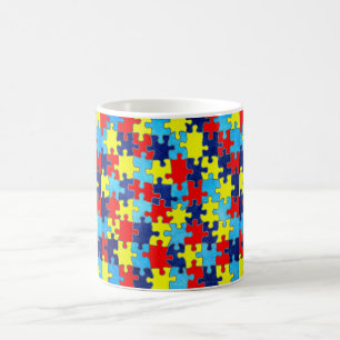 Mug Sensibilisation sur l'autisme-Puzzle par Shirley T