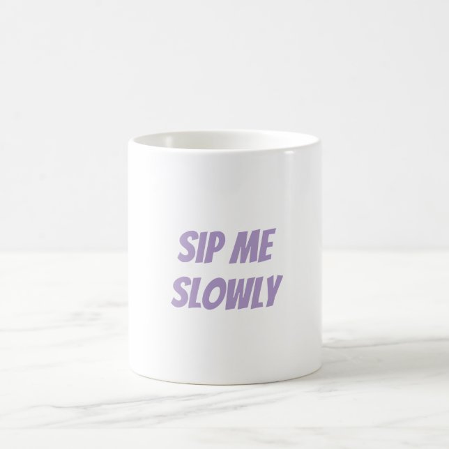 Mug sensuel "Sip Me Lentement" (Centre)