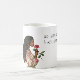 Mug Sentez les roses Black Girl