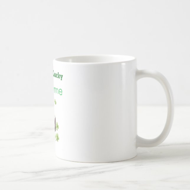 Mug Sentez-vous chanceux cette fois-ci Conception du j (Droite)