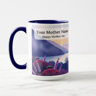 Mug Sentiers de lacs tissés de bruyère et de chardon
