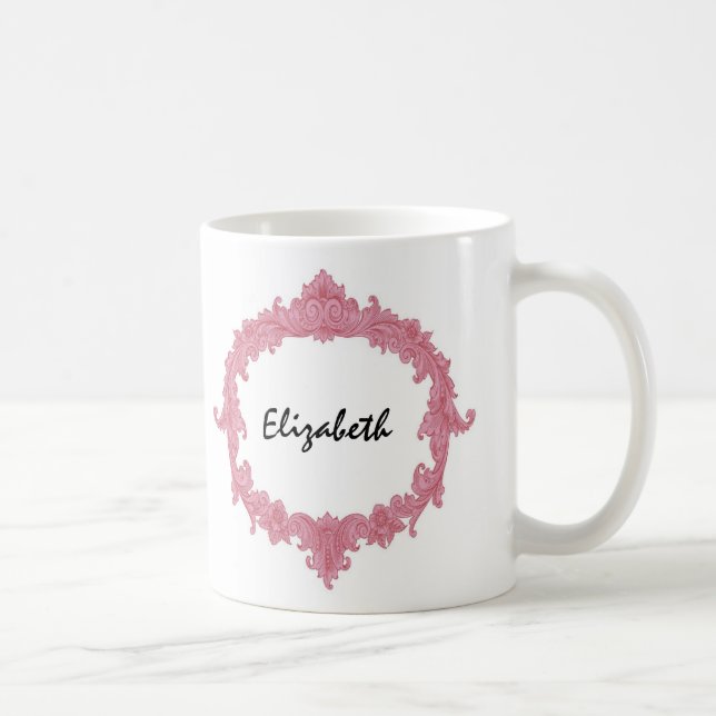 Mug Sentiment nommé fait sur commande de mariage de (Droite)