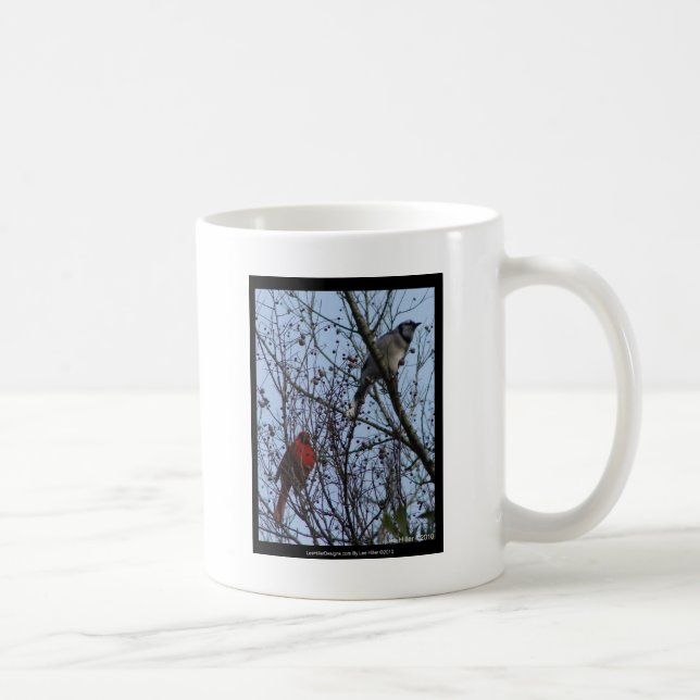 Mug Sentinels Blue Jay et Cardinal par Lee Hiller (Droite)