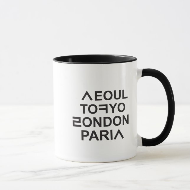 MUG SEOUL TOKYO LONDON PARIS (Droite)