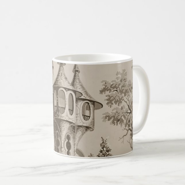 Mug Sepia Castle Turret (Devant droit)
