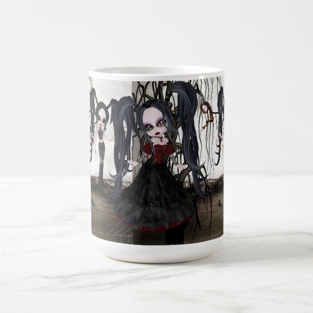 Mug Sepia Goth Girl (Centre)