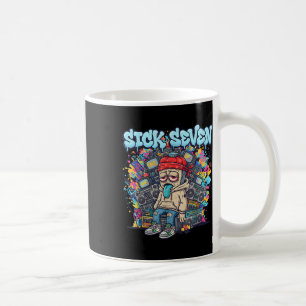 Mug Sept Sombre 67 Graffiti Mème Six Sept Amusement Ru
