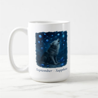 Mug Septembre Sapphire - Loup céleste